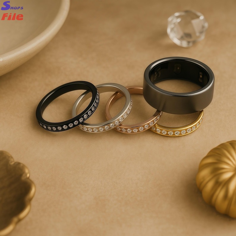 Women... Stackable Zircon Ring for...